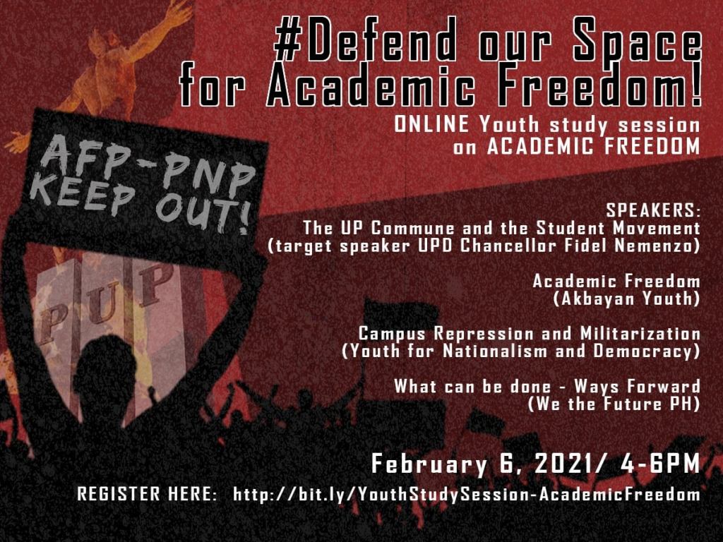 [Event] Online Youth Study Session on Academic&nbsp;Freedom