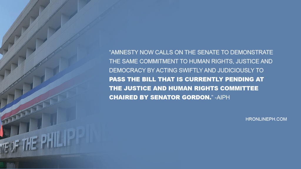 [Statement] PH Senate should act swiftly, pass HRDP bill to protect human rights |&nbsp;AIph