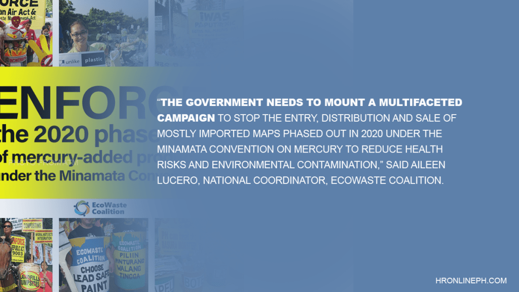 [Press Release] Group Urges Government to Protect Consumers from Mercury-Added Products | EcoWaste&nbsp;Coalition