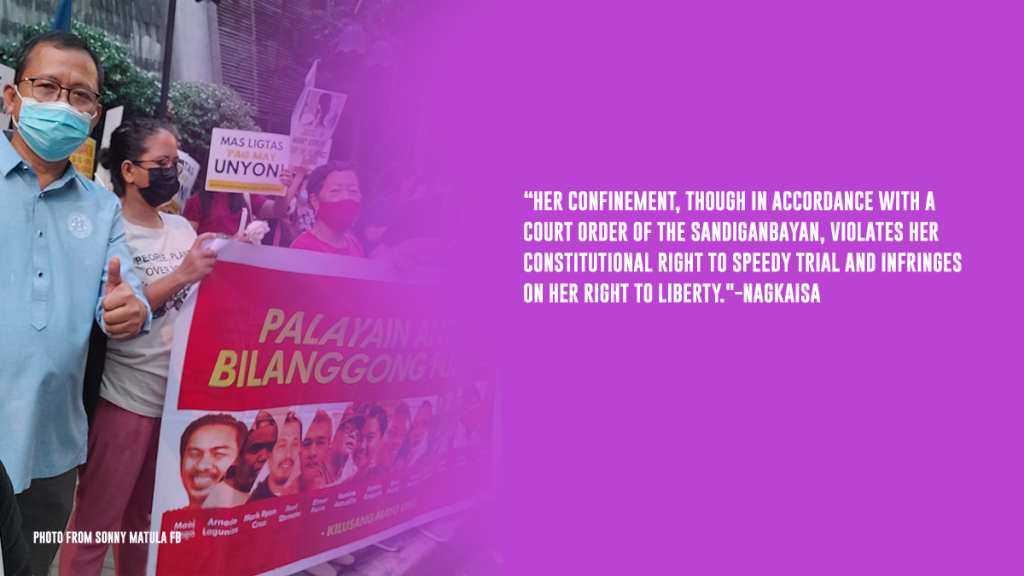 [Press Release] NAGKAISA Calls to Free De Lima&nbsp;ASAP