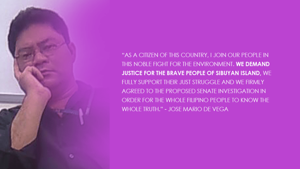 [Right-Up] In Solidarity to the Brave People of Sibuyan Island | by Jose Mario De&nbsp;Vega