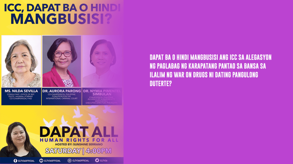 [Video] ICC, Dapat ba o Hindi Mangbusisi? |&nbsp;TFDP