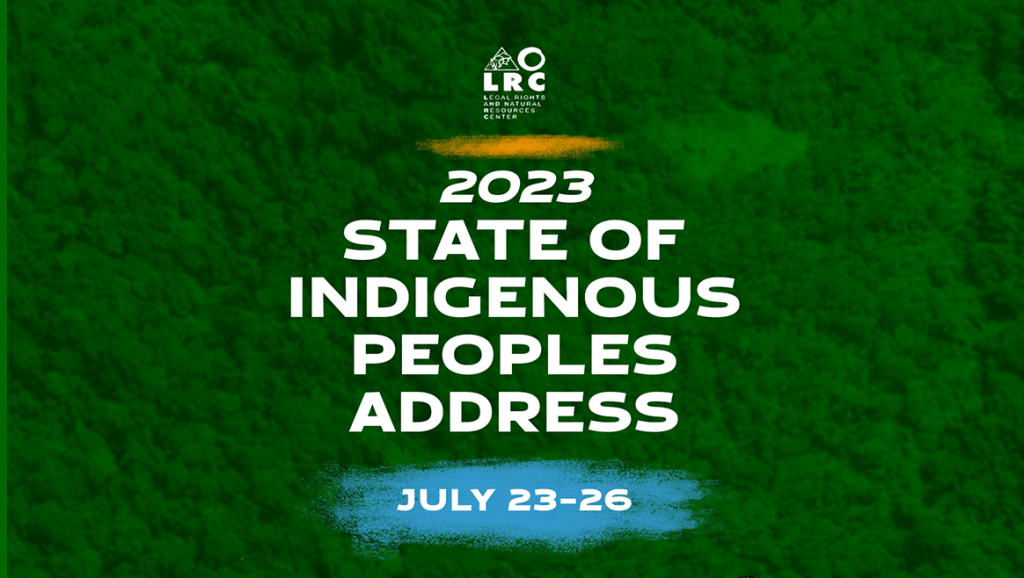 [Event] State of Indigenous Peoples Address 2023 |&nbsp;LRC