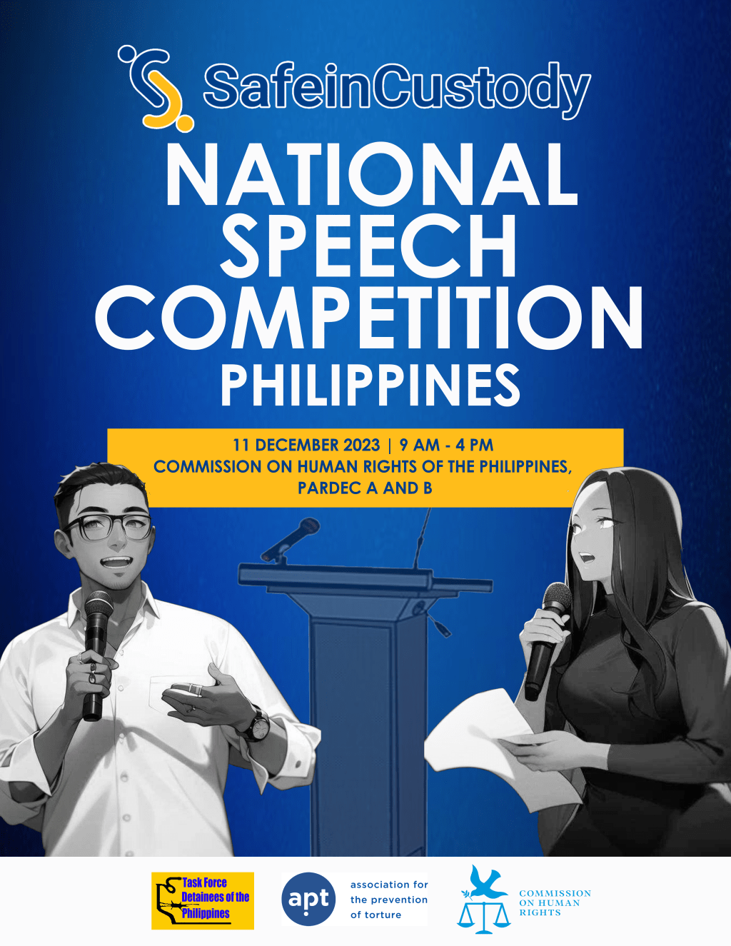 [Event] JOIN! Safe In Custody National Speech Competition |&nbsp;TFDP