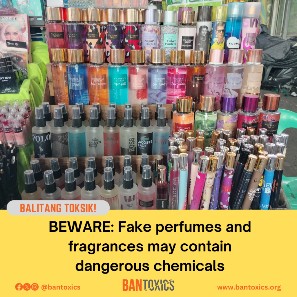 [Press Release] Scents of caution: BAN Toxics alert on imitation and counterfeit perfumes and&nbsp;fragrances