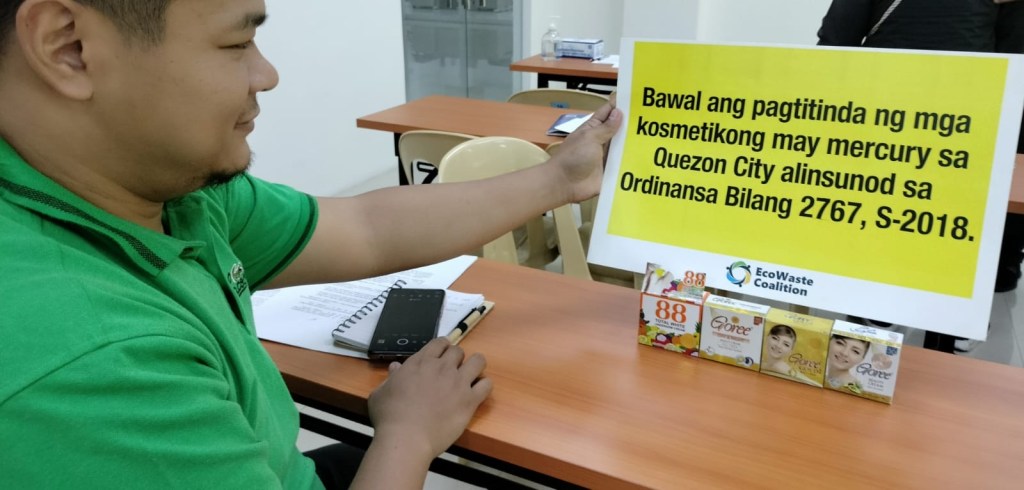 [Press Release] EcoWaste Coalition Backs QC’s Heightened Campaign to Rid the City of Mercury-Adulterated Cosmetics