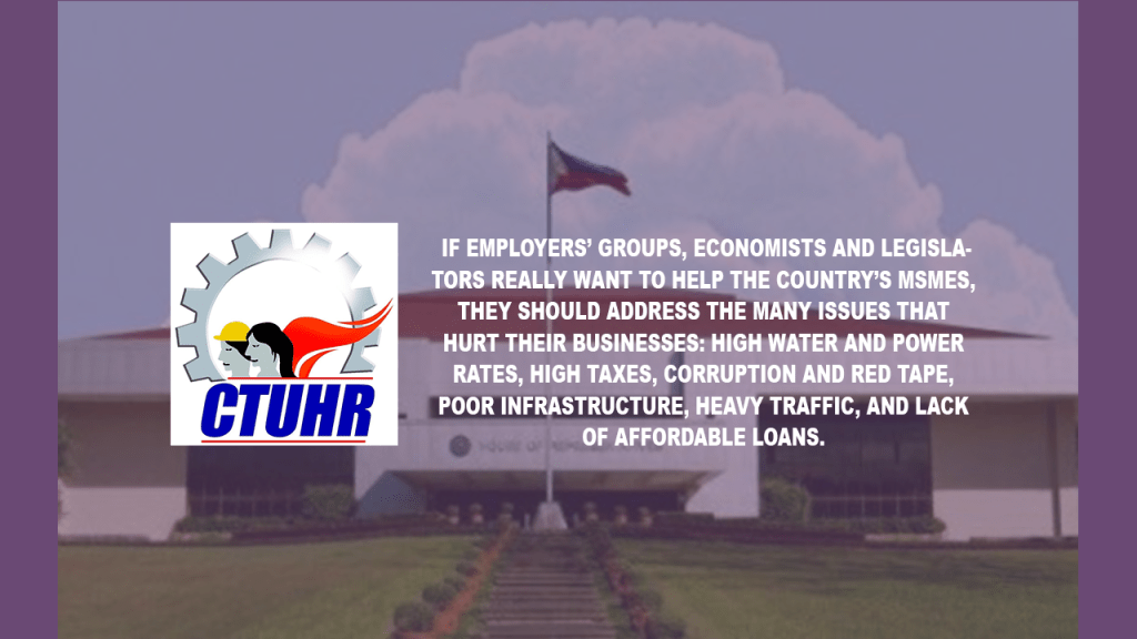 [Statement] Wage hike delibs should tackle social justice |&nbsp;CTUHR