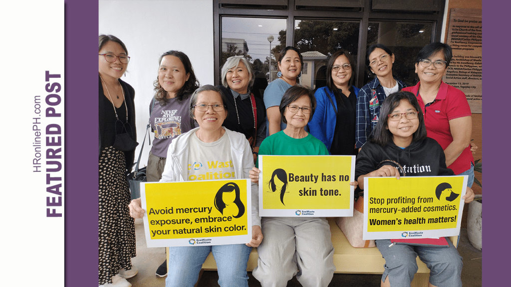[Press Release] EcoWaste Coalition Calls for Concerted Action to Protect Women from a Highly Preventable Source of Mercury&nbsp;Exposure