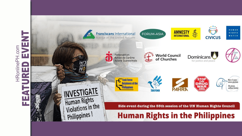 [Event]Human Rights in the Philippines: Accountability for continuing and past extrajudicial killings, enforced disappearances, and&nbsp;abductions