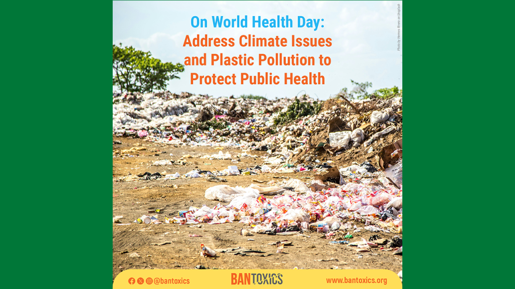 [Press Release] Protect public health from El Niño and climate change; address plastic pollution | BAN&nbsp;Toxics