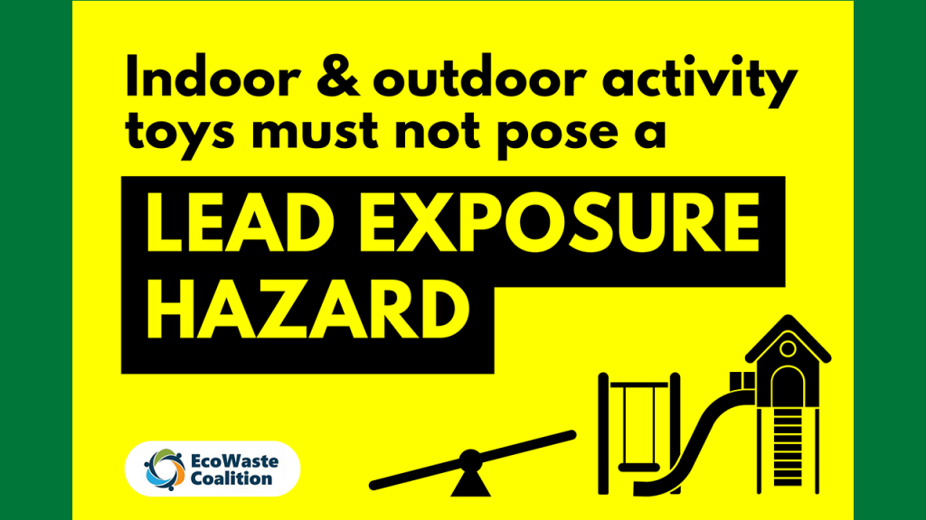[Press Release] EcoWaste Coalition to Parents: Pick Lead-Safe Activity Toys for&nbsp;Kids