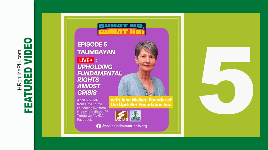 [Video] TAuMBAYAN Live, Episode 5: Upholding Fundamental Rights Amidst Crisis |&nbsp;PAHRA