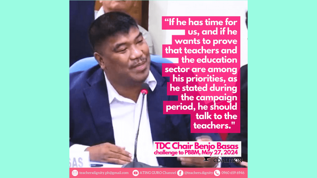 [From the web] Teachers to Marcos: fulfill your promise |&nbsp;TDC