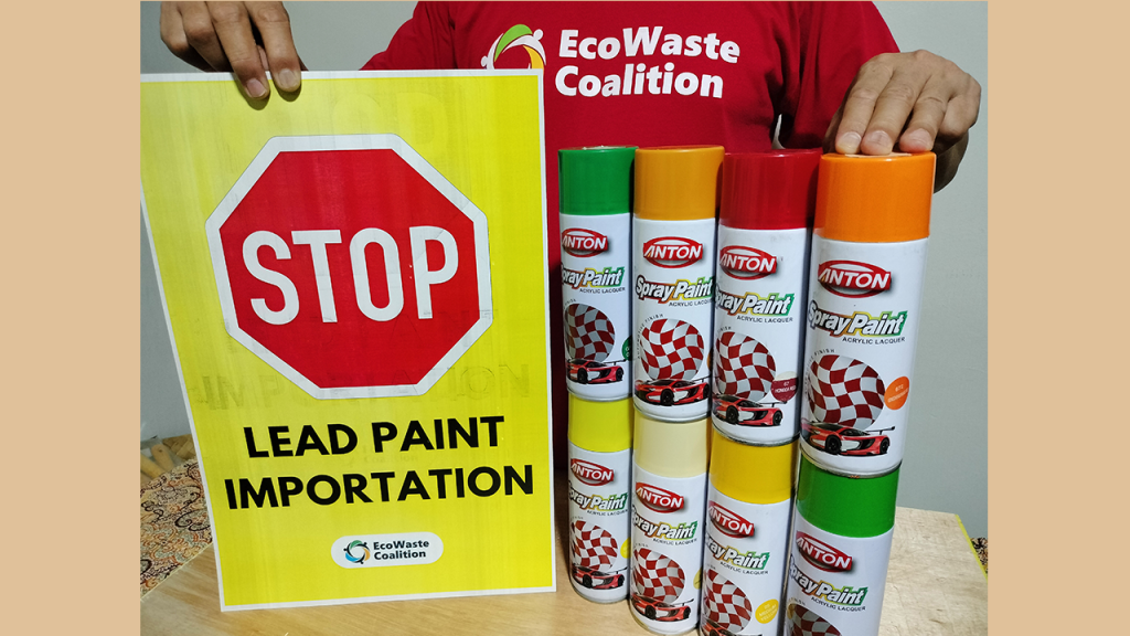 [Press Release] EcoWaste Coalition Cautions Consumers from Using Leaded Spray Paints from&nbsp;China