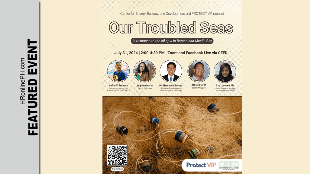 [Event] 𝗢𝘂𝗿 𝗧𝗿𝗼𝘂𝗯𝗹𝗲𝗱 𝗦𝗲𝗮𝘀: 𝗔 𝗥𝗲𝘀𝗽𝗼𝗻𝘀𝗲 𝘁𝗼 𝘁𝗵𝗲 𝗢𝗶𝗹 𝗦𝗽𝗶𝗹𝗹 𝗶𝗻 𝗕𝗮𝘁𝗮𝗮𝗻 𝗮𝗻𝗱 𝗠𝗮𝗻𝗶𝗹𝗮 𝗕𝗮𝘆 |&nbsp;CEED