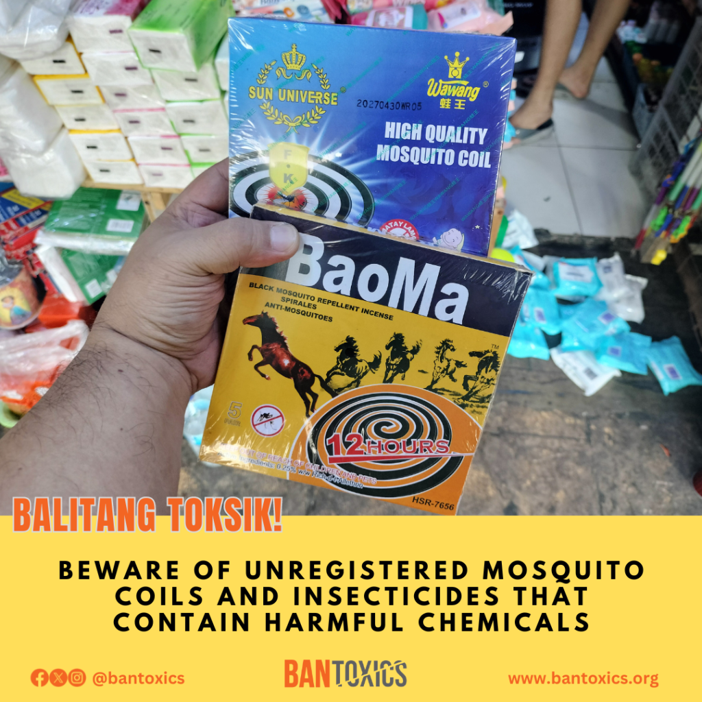 [Press Release] BAN Toxics Warns Against Mosquito Coils, Insecticides, Fogging Amid Dengue&nbsp;Surge