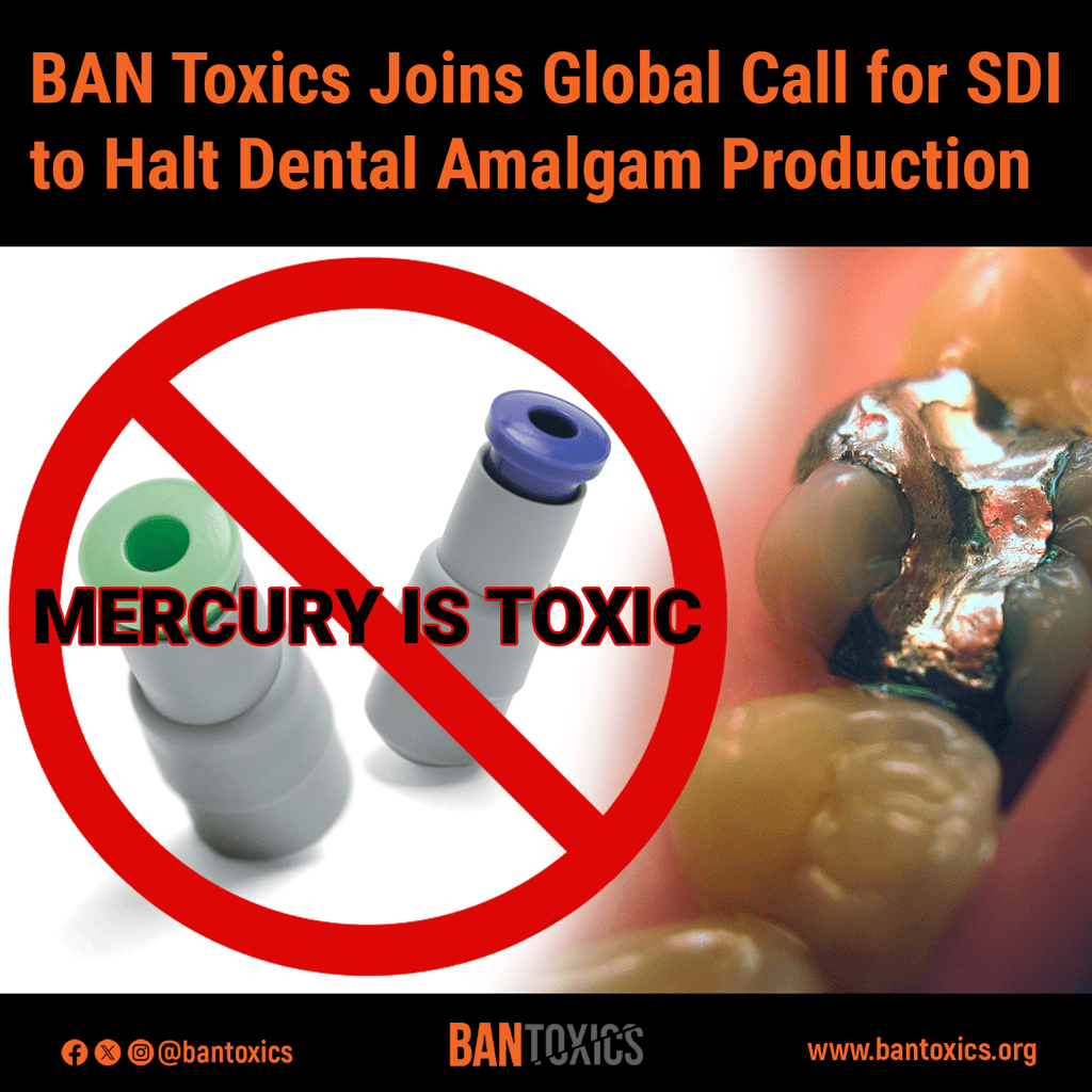 [Press Release] BAN Toxics Joins Global Call for Southern Dental Industries to Immediately Stop Production of Mercury-Added Dental&nbsp;Amalgam
