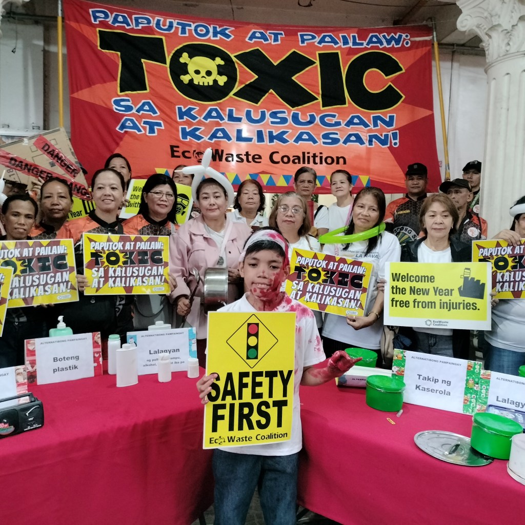 [Press Release] EcoWaste Coalition Enjoins Families to Go “Iwas Paputoxic” for a Safer New Year’s Eve&nbsp;Revelry