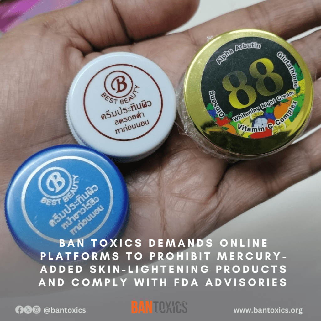 [Press Release] Toxics Watchdog Commends FDA for Issuing Advisory Against Mercury-Containing Beauty&nbsp;Products