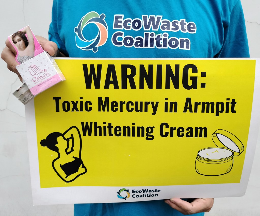 [Press Release] EcoWaste Coalition Exposes Another Underarm Whitening Cream Laced with Toxic&nbsp;Mercury