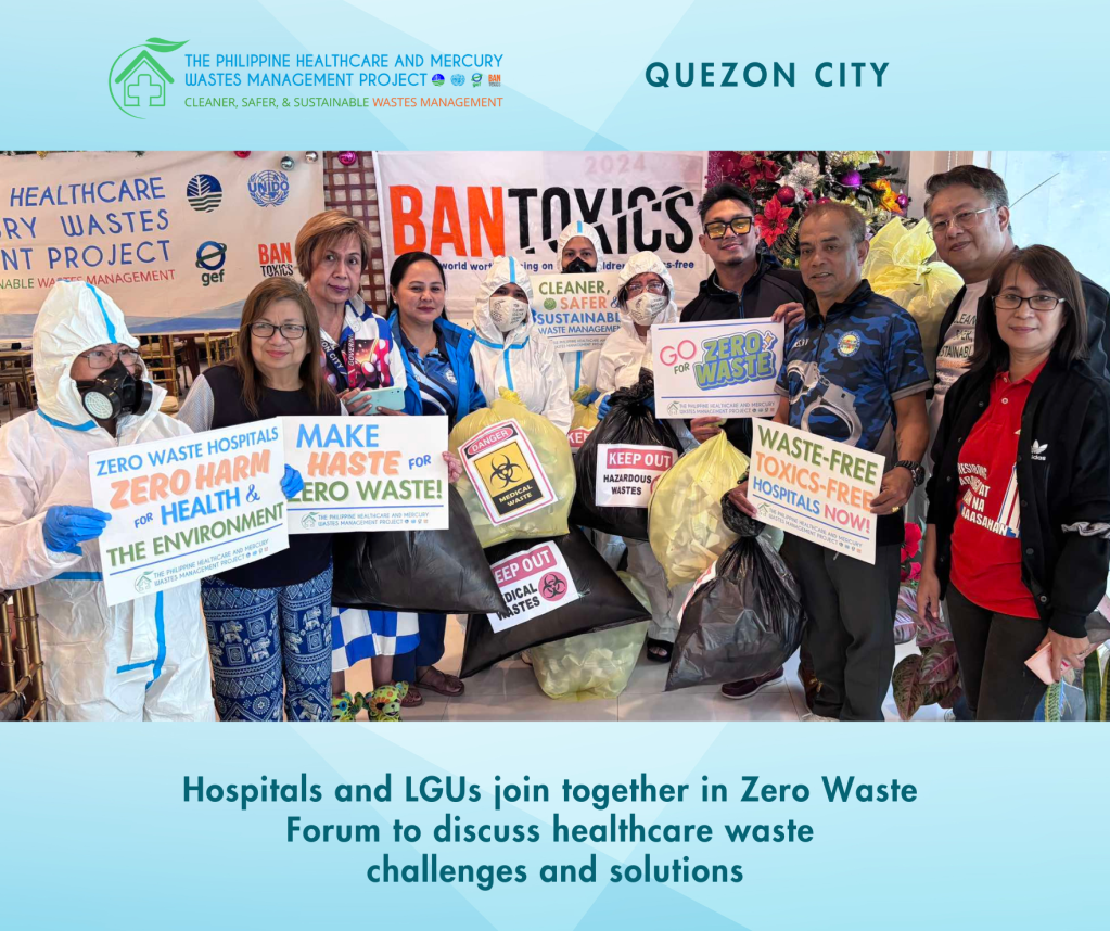 [Press Release] Healthcare Waste Project Drives Zero Waste Practices in Hospitals and Facilities | BAN&nbsp;Toxics