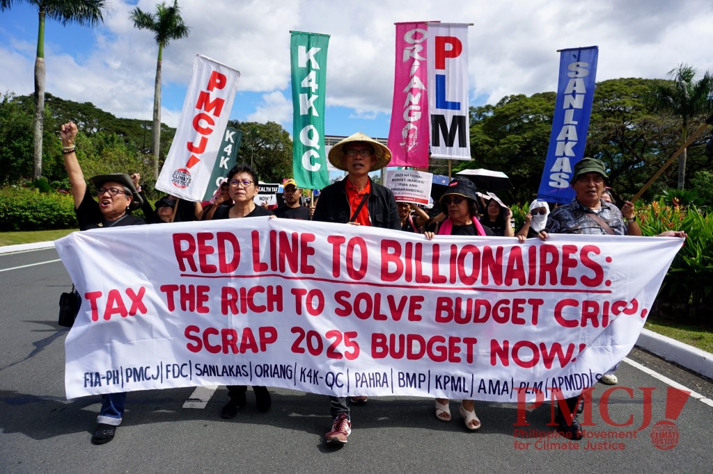 [From the web] PH Orgs Join the Global Call to Fight Against Inequality, Tax the Rich, Scrap the 2025 National Budget |&nbsp;PMCJ