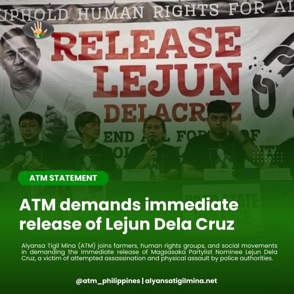 [Statement] ATM demands immediate release of Lejun Dela&nbsp;Cruz