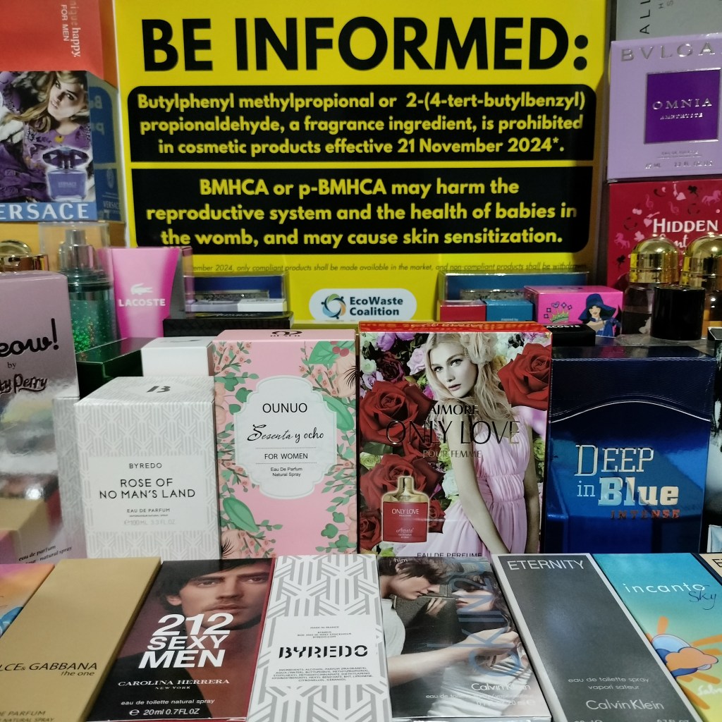 [Press Release] EcoWaste Coalition Sees Red Over the Proliferation of Perfume Products with Banned Synthetic Scent&nbsp;Ingredient