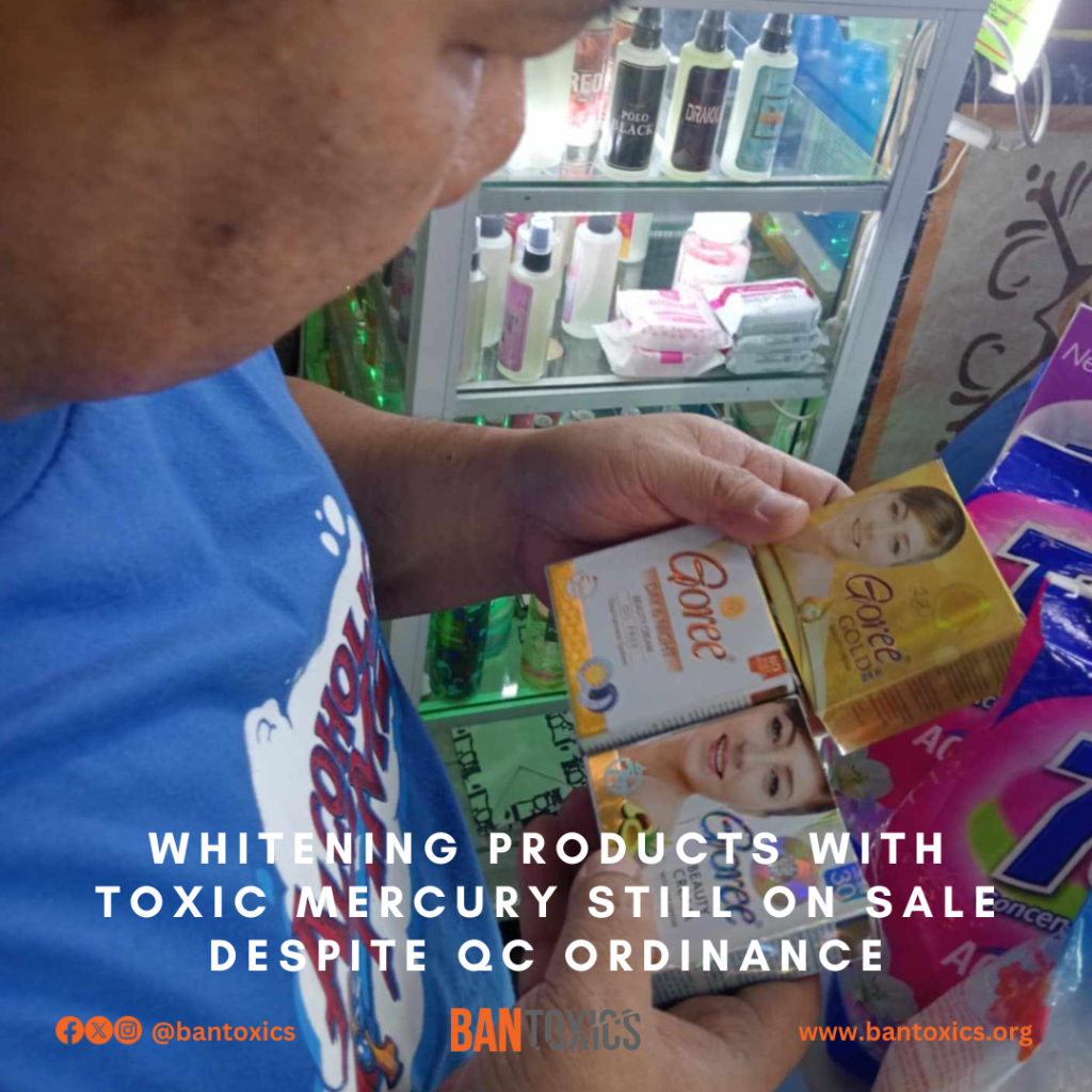 [Press Release] Sale of Toxic Mercury-Added Skin Lightening Products Persist in QC Despite Existing Regulations | BAN&nbsp;Toxics