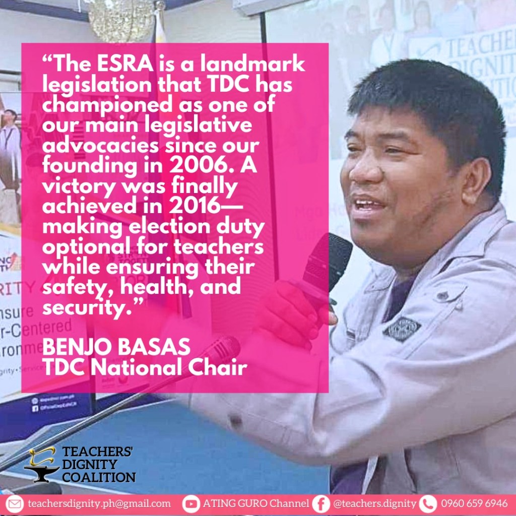 [From the web] COMELEC URGED Prioritize Teachers as Electoral Board Support Staff |&nbsp;TDC