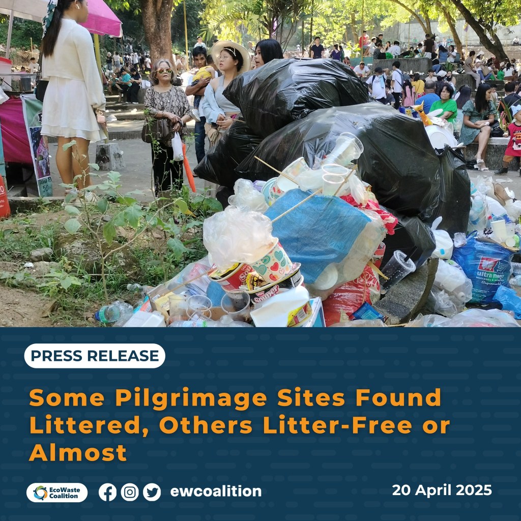 [From the web] Some Pilgrimage Sites Found Littered, Others Litter-Free or Almost | EcoWaste&nbsp;Coalition