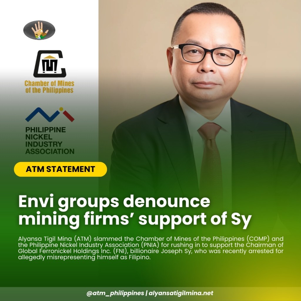 [Press Release] Envi groups denounce mining firms’ support of Sy |&nbsp;ATM