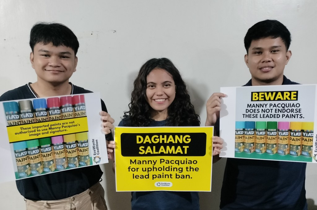 [Press Release] Boxing Icon and former Senator Manny Pacquiao Dissociates from China-Made Lead-Containing Paints | EcoWaste&nbsp;Coalition