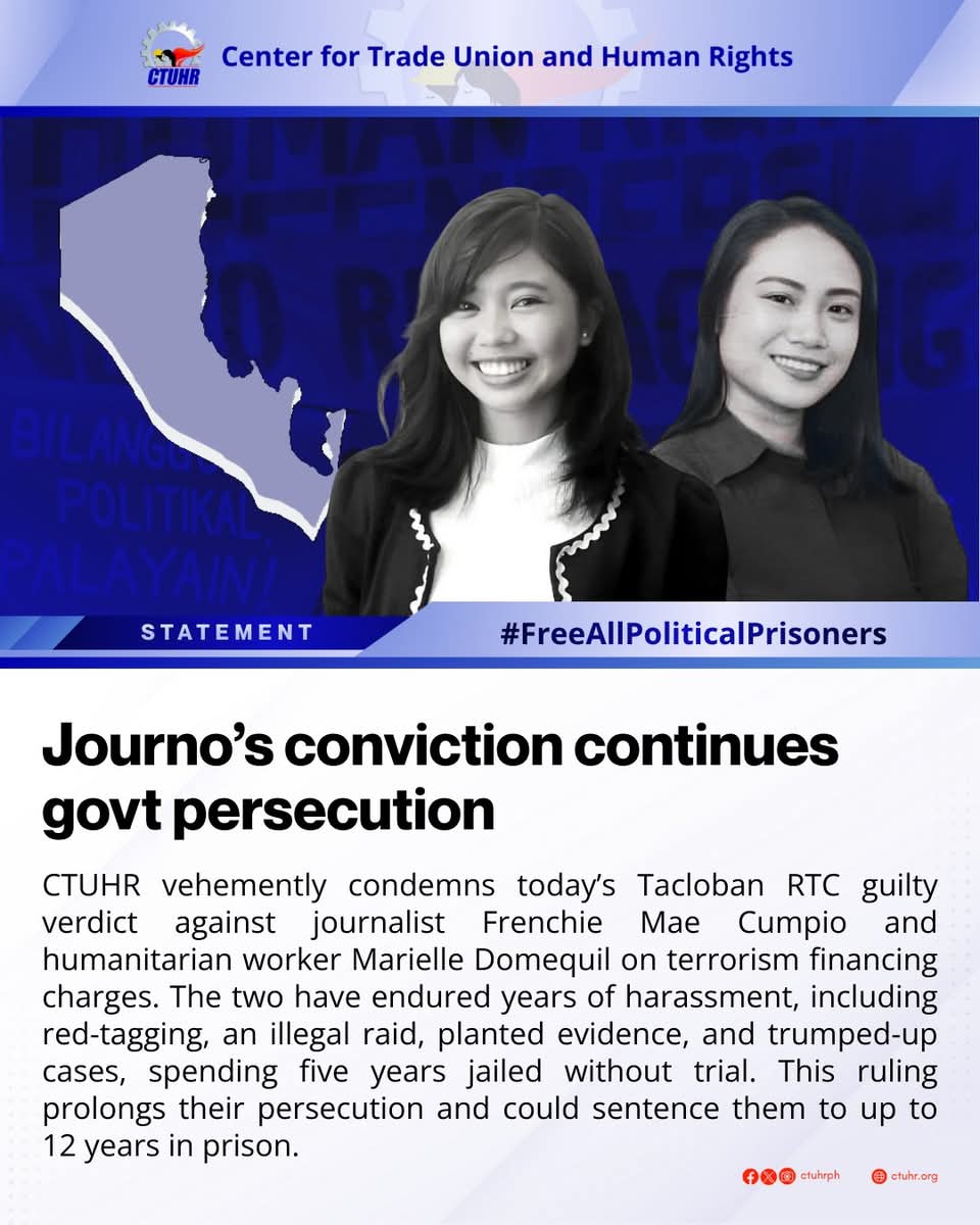 [Statement] Journo’s conviction continues govt persecution |&nbsp;CTUHR