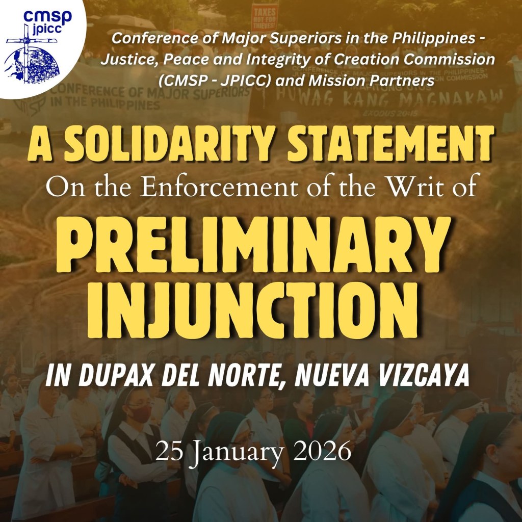 [Statement] A Solidarity Statement On the Enforcement of the Writ of Preliminary Injunction in Dupax del Norte, Nueva Vizcaya | CMSP-JPICC and Mission&nbsp;Partners