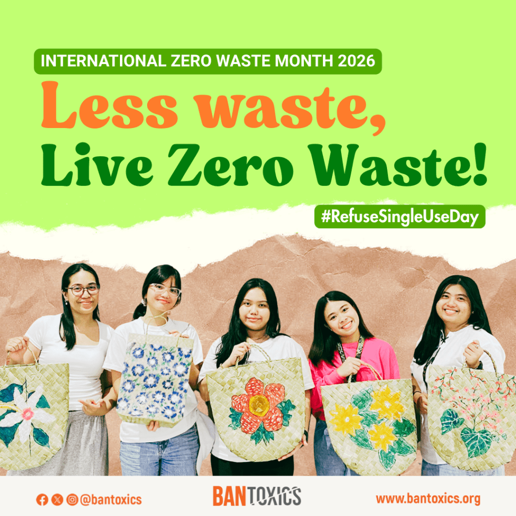 [Press Release] “Reduce Waste at Home, Make Zero Waste A Daily Habit” | BAN&nbsp;Toxics