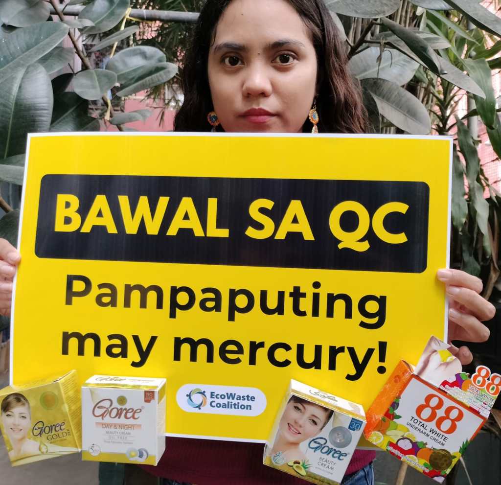 [Press Release] EcoWaste Coalition Tags 10 QC Stores for Selling Banned Cosmetics Contaminated with&nbsp;Mercury